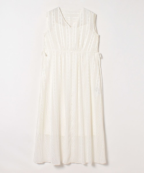 セール Loulou Willoughby ルルウィルビー のファッション Willoughby ルルウィルビー のワンピース Willoughby ワンピース ストライプカットｊｑジレワンピース ワンピース Loulou Loulou