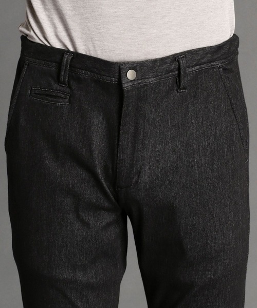 MONSIEUR NICOLE（ムッシュニコル）の「デニムジャージテーパードパンツ（デニムパンツ・メンズ・その他1/ブラック/ライトグレー/ネイビー・LARGE/X-LARGE/SMALL/MEDIUM）」の14枚目の写真