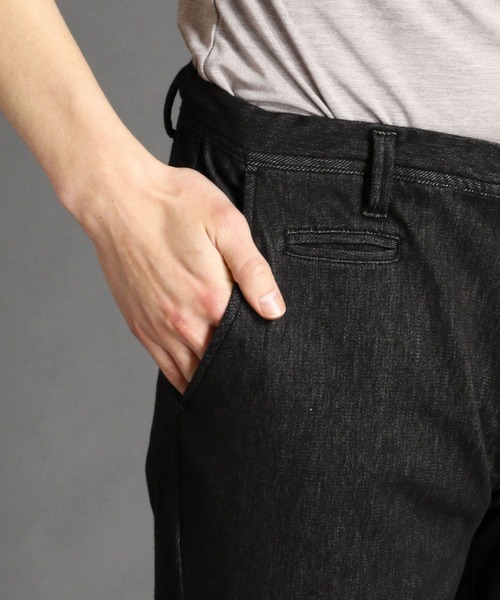 MONSIEUR NICOLE（ムッシュニコル）の「デニムジャージテーパードパンツ（デニムパンツ・メンズ・その他1/ブラック/ライトグレー/ネイビー・LARGE/X-LARGE/SMALL/MEDIUM）」の13枚目の写真