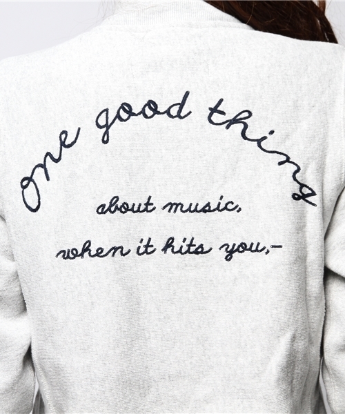 ROSE BUD（ローズバッド）の「(CHAMPION/ROSEBUD)#C8-E025  REVERS WEAVE SNAP SWEAT JK（その他アウター・レディース・ミックスグレー/ネイビー/ブラック・M/S）」の8枚目の写真