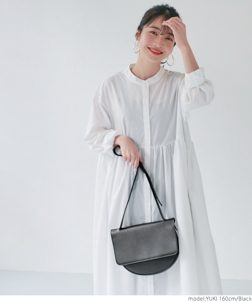 coca（coca）（コカ）の「ハーフショルダーバッグ（ショルダーバッグ・レディース・ブラック/ベージュ・ONE SIZE）」の12枚目の写真