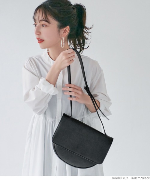 coca（coca）（コカ）の「ハーフショルダーバッグ（ショルダーバッグ・レディース・ブラック/ベージュ・ONE SIZE）」の13枚目の写真