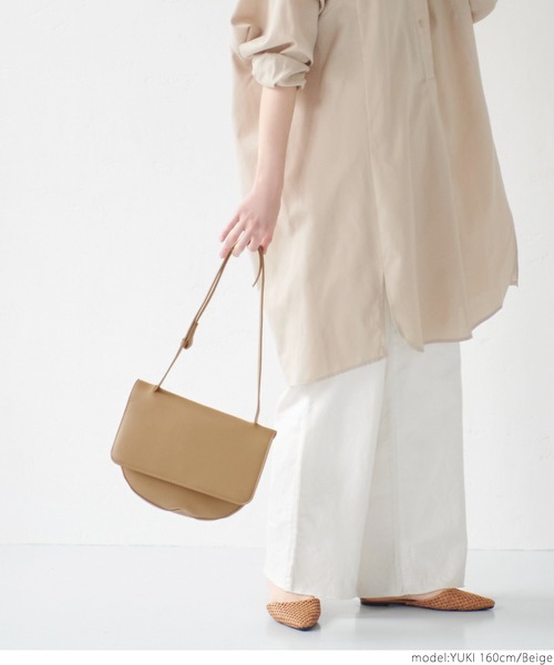 coca（coca）（コカ）の「ハーフショルダーバッグ（ショルダーバッグ・レディース・ブラック/ベージュ・ONE SIZE）」の5枚目の写真