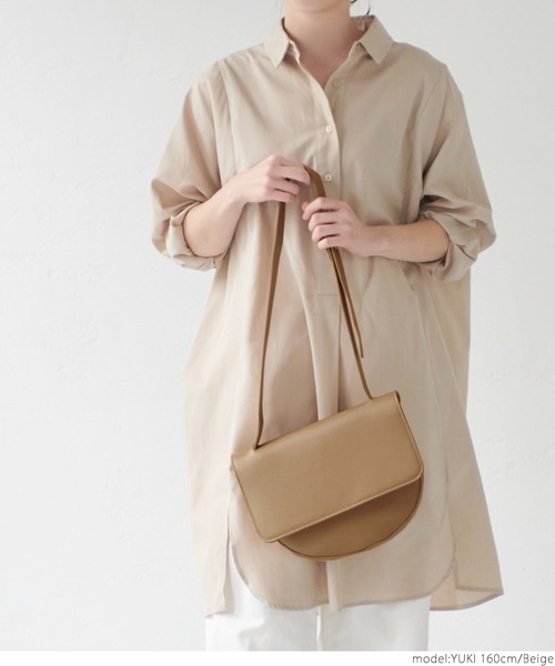 coca（coca）（コカ）の「ハーフショルダーバッグ（ショルダーバッグ・レディース・ブラック/ベージュ・ONE SIZE）」の6枚目の写真