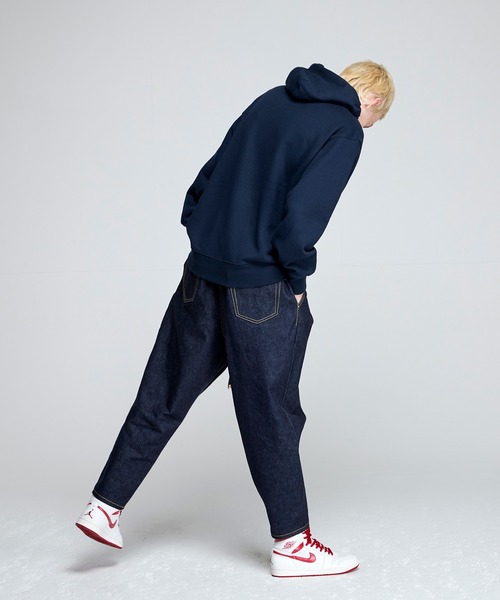 NOISE MAKER(ノイズメーカー)の「2タックワイドテーパードデニム【インディゴブルー】(デニムパンツ・メンズ・インディゴブルー・LARGE/MEDIUM/SMALL)」の11枚目の写真