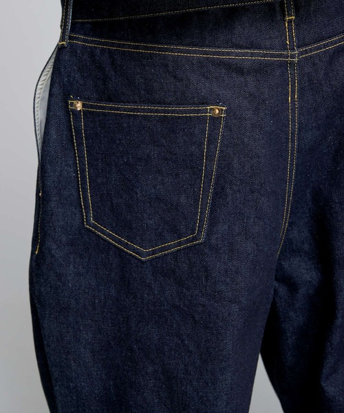 NOISE MAKER(ノイズメーカー)の「2タックワイドテーパードデニム【インディゴブルー】(デニムパンツ・メンズ・インディゴブルー・LARGE/MEDIUM/SMALL)」の12枚目の写真