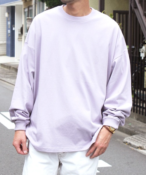 United Athle(ユナイテッドアスレ)の「【UNITED ATHLE】ユナイテッドアスレ ビッグシルエットロングスリーブT 5509(Tシャツ/カットソー・メンズ・ホワイト/ブラック/ライトパープル/サンドベージュ/ライトブルー/ライトブルーグレー・XL/M/L)」の6枚目の写真