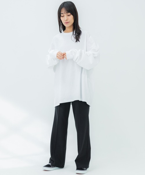 United Athle(ユナイテッドアスレ)の「【UNITED ATHLE】ユナイテッドアスレ ビッグシルエットロングスリーブT 5509(Tシャツ/カットソー・メンズ・ホワイト/ブラック/ライトパープル/サンドベージュ/ライトブルー/ライトブルーグレー・XL/M/L)」の20枚目の写真