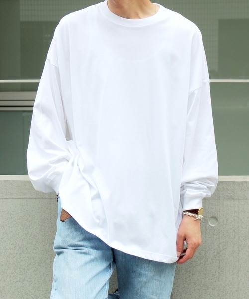 United Athle(ユナイテッドアスレ)の「【UNITED ATHLE】ユナイテッドアスレ ビッグシルエットロングスリーブT 5509(Tシャツ/カットソー・メンズ・ホワイト/ブラック/ライトパープル/サンドベージュ/ライトブルー/ライトブルーグレー・XL/M/L)」の21枚目の写真