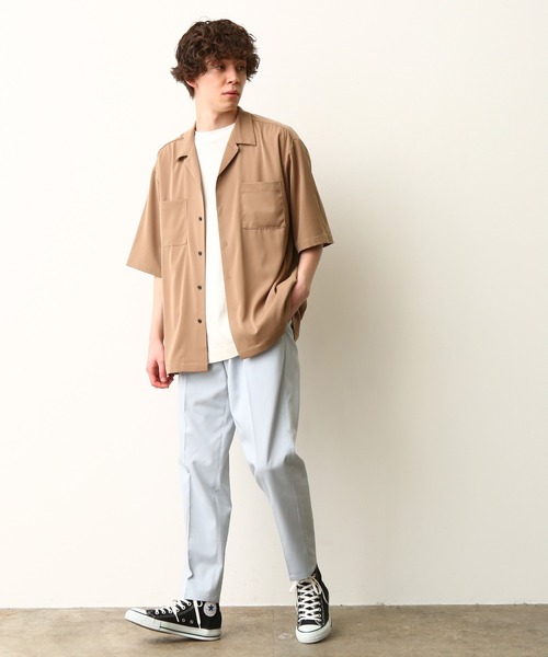 JUNRED（ジュンレッド）の「【セットアップ対応】NEWテクスチャーTRスリム（スラックス・メンズ・ベージュ/ブラウン/サックスブルー・LL/S/M/L）」の11枚目の写真