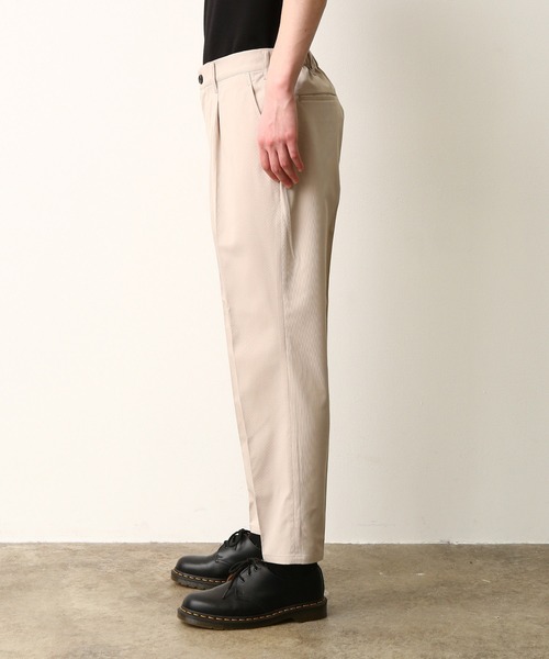 JUNRED（ジュンレッド）の「【セットアップ対応】NEWテクスチャーTRスリム（スラックス・メンズ・ベージュ/ブラウン/サックスブルー・LL/S/M/L）」の18枚目の写真