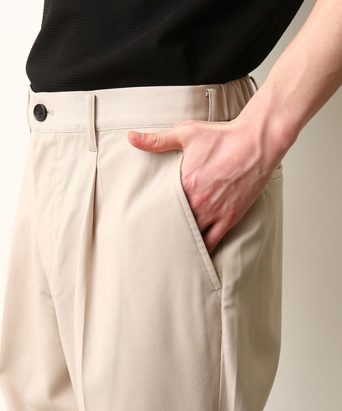 JUNRED（ジュンレッド）の「【セットアップ対応】NEWテクスチャーTRスリム（スラックス・メンズ・ベージュ/ブラウン/サックスブルー・LL/S/M/L）」の21枚目の写真