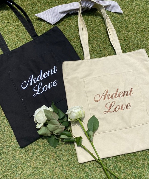 WC（ダブル シー）の「クマ刺繍リボントートバッグ（トートバッグ・レディース・ブラック/ベージュ・FREE）」の15枚目の写真