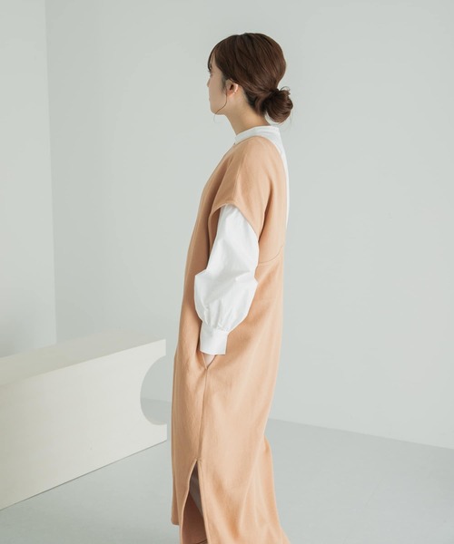 LAATO（ラート）の「FULFFY BIG ONE-PIECE（ワンピース・レディース・オフホワイト/オレンジ・FREE）」の13枚目の写真