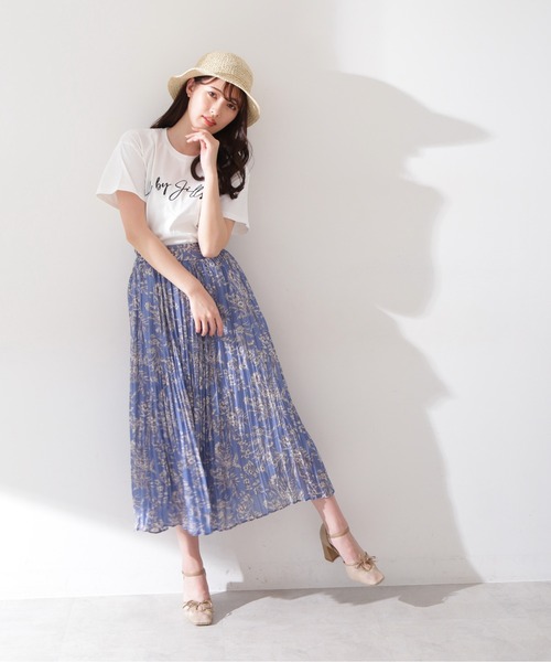 JILL by JILL STUART（ジルバイジルスチュアート）の「◇ビッグロゴＴ WEB限定カラー：モカ（Tシャツ/カットソー・レディース・ホワイト/ブラウン/イエロー/ピンク/ブルー・FREE）」の18枚目の写真