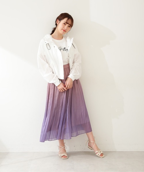 JILL by JILL STUART（ジルバイジルスチュアート）の「◇ビッグロゴＴ WEB限定カラー：モカ（Tシャツ/カットソー・レディース・ホワイト/ブラウン/イエロー/ピンク/ブルー・FREE）」の6枚目の写真