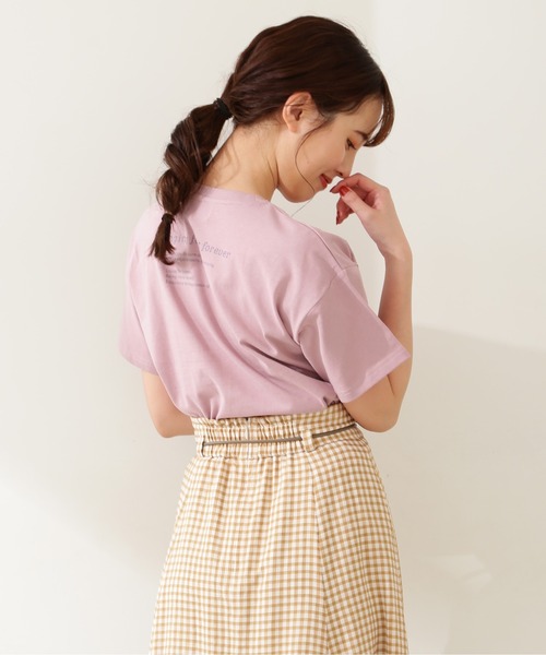 JILL by JILL STUART（ジルバイジルスチュアート）の「◇ビッグロゴＴ WEB限定カラー：モカ（Tシャツ/カットソー・レディース・ホワイト/ブラウン/イエロー/ピンク/ブルー・FREE）」の20枚目の写真