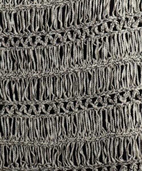 JET(ジェット)の「◆【ウォッシャブル】透かし編みニットプルオーバー(ニット/セーター・レディース・ブラック系7/ベージュ系8・04)」の4枚目の写真