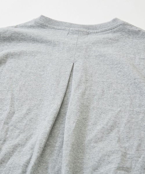 CUBE SUGAR(キューブシュガー)の「WEB限定汗染み防止コクーンバックタックプルオーバー(Tシャツ/カットソー・レディース・ブラック/オレンジ/トップグレー/ブルー・M)」の11枚目の写真