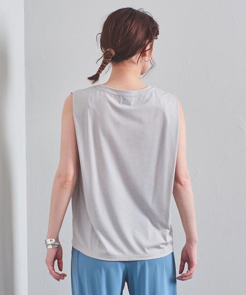 UNITED ARROWS(ユナイテッドアローズ)の「UWCC タック ノースリーブ カットソー◆(Tシャツ/カットソー・レディース・ライトグレー/ダークグレー/ケリー・FREE)」の7枚目の写真