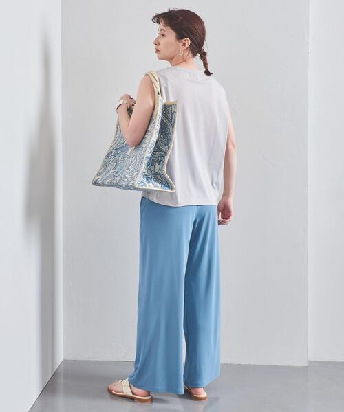 UNITED ARROWS(ユナイテッドアローズ)の「UWCC タック ノースリーブ カットソー◆(Tシャツ/カットソー・レディース・ライトグレー/ダークグレー/ケリー・FREE)」の9枚目の写真