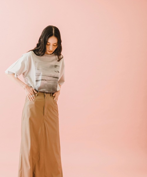 SENSE OF PLACE by URBAN RESEARCH（センスオブプレイスバイアーバンリサーチ）の「naturaglace×SENSE OF PLACE　『別注』ナチュラグラッセプリントTシャツ（Tシャツ/カットソー・レディース・ライトベージュ/オフホワイト・ONE）」の11枚目の写真