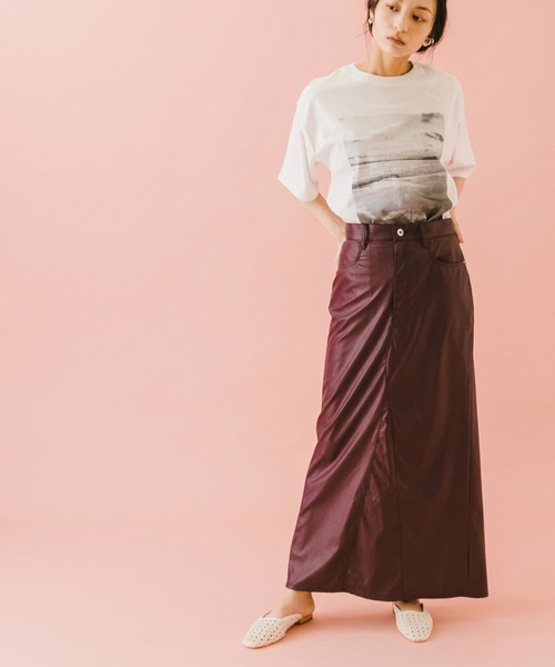 SENSE OF PLACE by URBAN RESEARCH（センスオブプレイスバイアーバンリサーチ）の「naturaglace×SENSE OF PLACE　『別注』ナチュラグラッセプリントTシャツ（Tシャツ/カットソー・レディース・ライトベージュ/オフホワイト・ONE）」の17枚目の写真