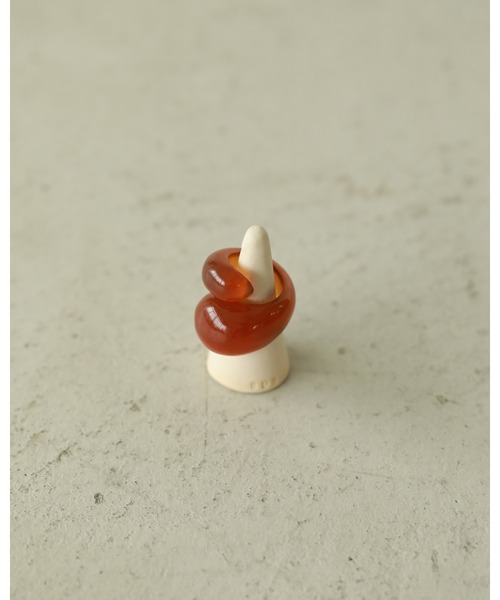 TODAYFUL（トゥデイフル）の「クリアボリュームリング（リング・レディース・ブラウン/クリア・#13）」の4枚目の写真