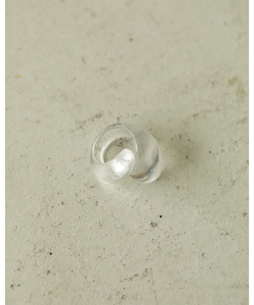 TODAYFUL（トゥデイフル）の「クリアボリュームリング（リング・レディース・ブラウン/クリア・#13）」の8枚目の写真