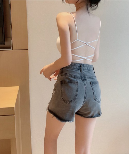 yuue' ( wear )（ユーイ）の「バッグコンシャス キャミソール（キャミソール・レディース・ホワイト/ブラック/レッド・FREE）」の15枚目の写真