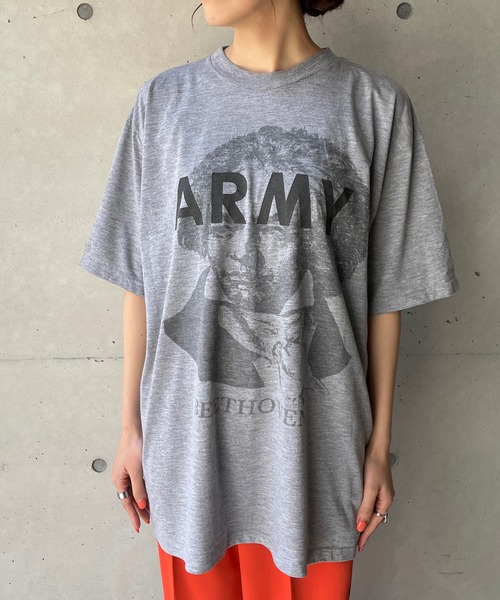 CAPRICIEUX LE'MAGE（カプリシューレマージュ）の「yousedリメイクベートーベンT（Tシャツ/カットソー・レディース・グレー・LARGE/MEDIUM）」の10枚目の写真