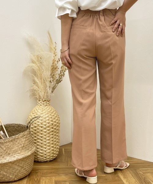 apres jour clair（アプレジュールクレア）の「【apres jour clair】カラーフレアパンツ【ZOZOTOWN限定アイテム】（スラックス・レディース・アイボリー/ダークブラウン/ライトベージュ/ブラウン系その他・MEDIUM/X-LARGE/SMALL）」の21枚目の写真