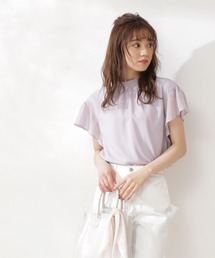 PROPORTION BODY DRESSING | シフォンサッカーフレアブラウス / 1211110511(シャツ/ブラウス)