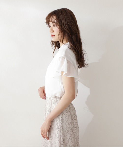 PROPORTION BODY DRESSING（プロポーションボディドレッシング）の「シフォンサッカーフレアブラウス / 1211110511（シャツ/ブラウス・レディース・ブラック/グレー/ホワイト系その他・SMALL/MEDIUM）」の8枚目の写真