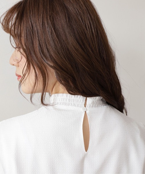 PROPORTION BODY DRESSING（プロポーションボディドレッシング）の「シフォンサッカーフレアブラウス / 1211110511（シャツ/ブラウス・レディース・ブラック/グレー/ホワイト系その他・SMALL/MEDIUM）」の6枚目の写真