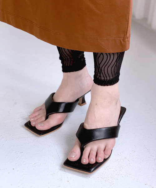 c.u.l（シーユーエル）の「【c.u.l】ウェーブデザイン シースルーレギンス cula210（レギンス/スパッツ・レディース・ブラック/グレー/ホワイト・M/L）」の17枚目の写真