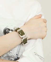 TOGA PULLA | 【TOGA PULLA(トーガプルラ)】ダブルバックルバングル TP12-AK270(バングル/リストバンド)