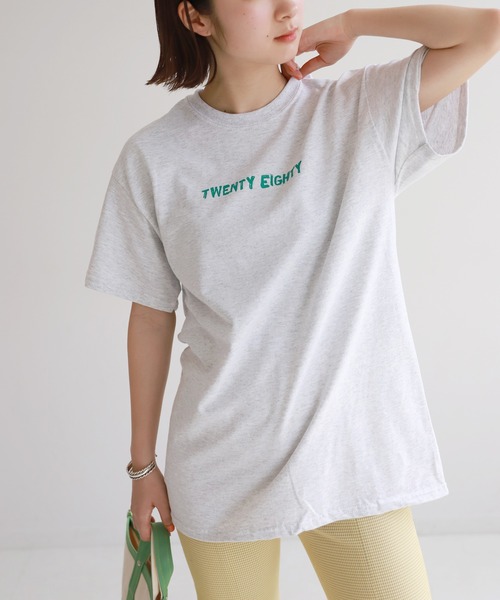 SLOBE citron.（スローブシトロン）の「SLOBE citron. 20/80別注Tシャツ【手洗い可能】◆（Tシャツ/カットソー・レディース・グレー系その他/ナチュラル・FREE）」の18枚目の写真