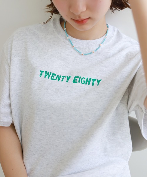 SLOBE citron.（スローブシトロン）の「SLOBE citron. 20/80別注Tシャツ【手洗い可能】◆（Tシャツ/カットソー・レディース・グレー系その他/ナチュラル・FREE）」の15枚目の写真