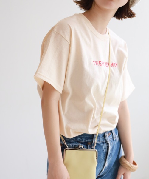 SLOBE citron.（スローブシトロン）の「SLOBE citron. 20/80別注Tシャツ【手洗い可能】◆（Tシャツ/カットソー・レディース・グレー系その他/ナチュラル・FREE）」の22枚目の写真