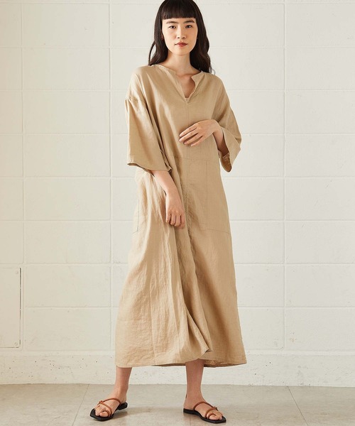 人気 ティッカ TICCA キーネックロングドレス TICCA（ティッカ）の「【TICCA/ティッカ】キーネックロング