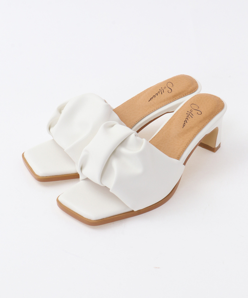 SOFFITTO（ソフィット）の「ふわふわエアインソールミュール（サンダル・レディース・ベージュ/ホワイト/ブラック・23.5/24.5）」の4枚目の写真