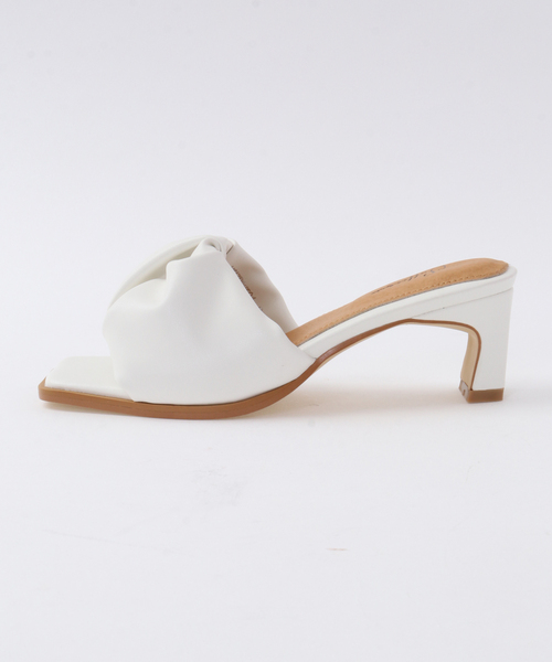 SOFFITTO（ソフィット）の「ふわふわエアインソールミュール（サンダル・レディース・ベージュ/ホワイト/ブラック・23.5/24.5）」の7枚目の写真