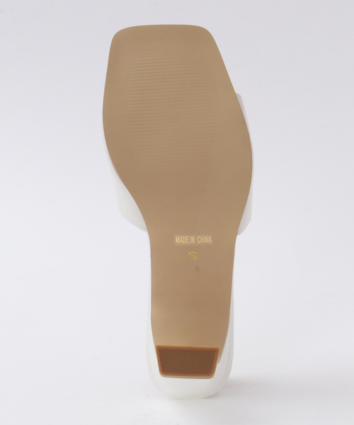 SOFFITTO（ソフィット）の「ふわふわエアインソールミュール（サンダル・レディース・ベージュ/ホワイト/ブラック・23.5/24.5）」の8枚目の写真