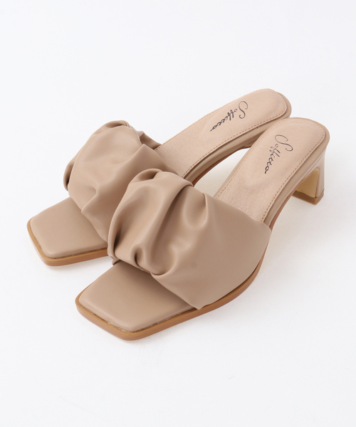 SOFFITTO（ソフィット）の「ふわふわエアインソールミュール（サンダル・レディース・ベージュ/ホワイト/ブラック・23.5/24.5）」の13枚目の写真