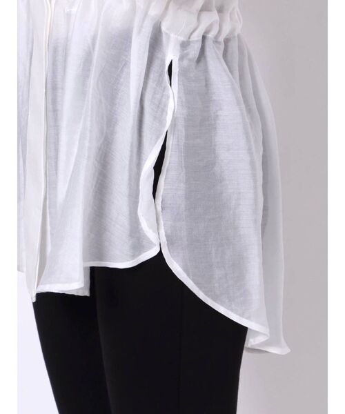 MERCURYDUO（マーキュリーデュオ）の「ドロストシャツブルゾン（ブルゾン・レディース・ブラウン/オフホワイト・FREE）」の22枚目の写真