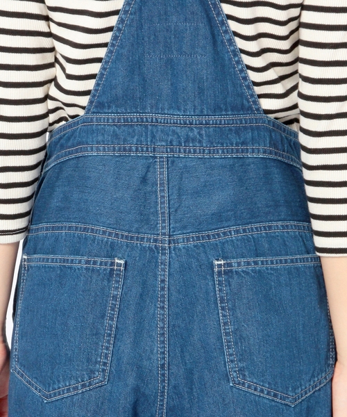 Another Edition（アナザーエディション）の「デニムオーバーオール/AEBC C/TEN OVERALLS（サロペット/オーバーオール・レディース・オフホワイト/コバルトブルー・SMALL/MEDIUM）」の17枚目の写真