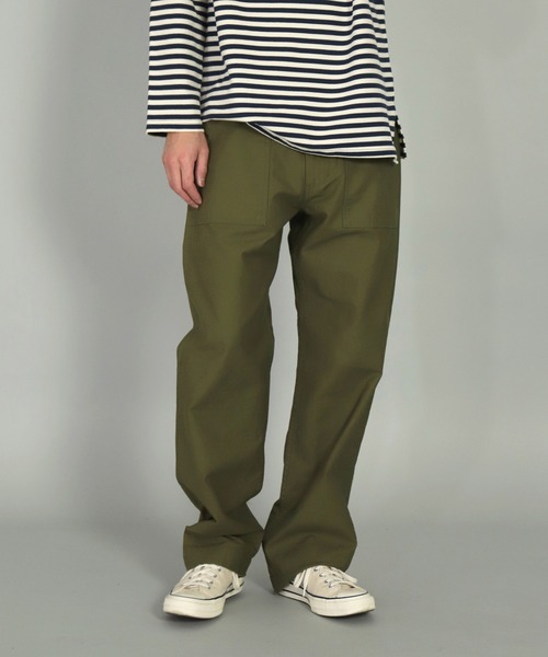 OMNIGOD（オムニゴッド）の「[OMNIGOD mens / オムニゴッド] 高密度バックサテン ベイカーパンツ（その他パンツ・メンズ・オリーブ・32inch/28inch/34inch/30inch）」の4枚目の写真