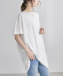 アシメヘムBIGコットンTシャツ