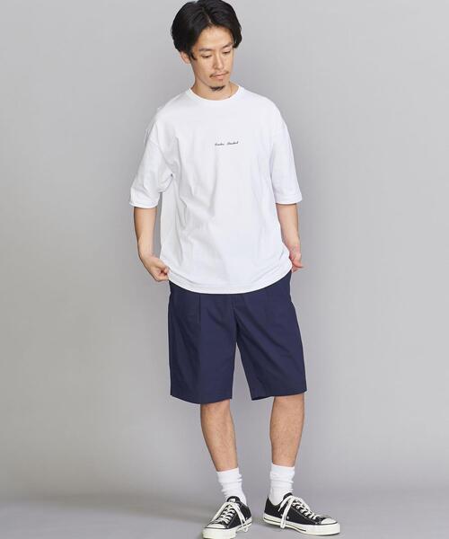 BEAUTY&YOUTH UNITED ARROWS（ビューティーアンドユースユナイテッドアローズ）の「BY TC タイプライター 1P イージー ショートパンツ（その他パンツ・メンズ・ベージュ/ネイビー/ダークグレー/その他1・SMALL/MEDIUM/LARGE/X-LARGE）」の8枚目の写真